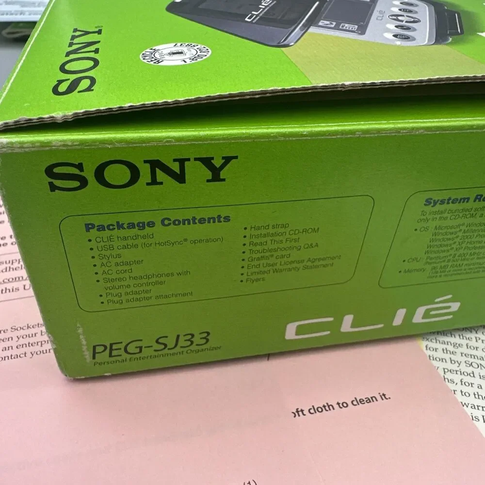*READ* Sony Clie PEG-SJ33 Handheld PDA Personal Entertainment Organiser. In VGC